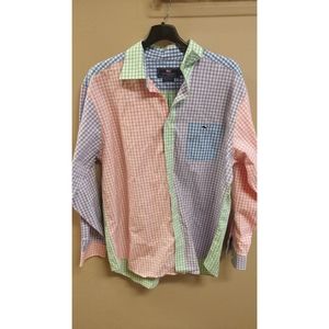 🐳Vineyard Vines Party Shirt Lg Button Up Mens🐳
